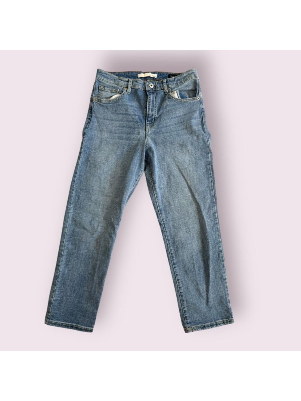 ELLA MOSS High Waist Straight Light Wash Jeans Size 10